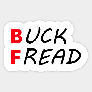 buck fread keto Sticker